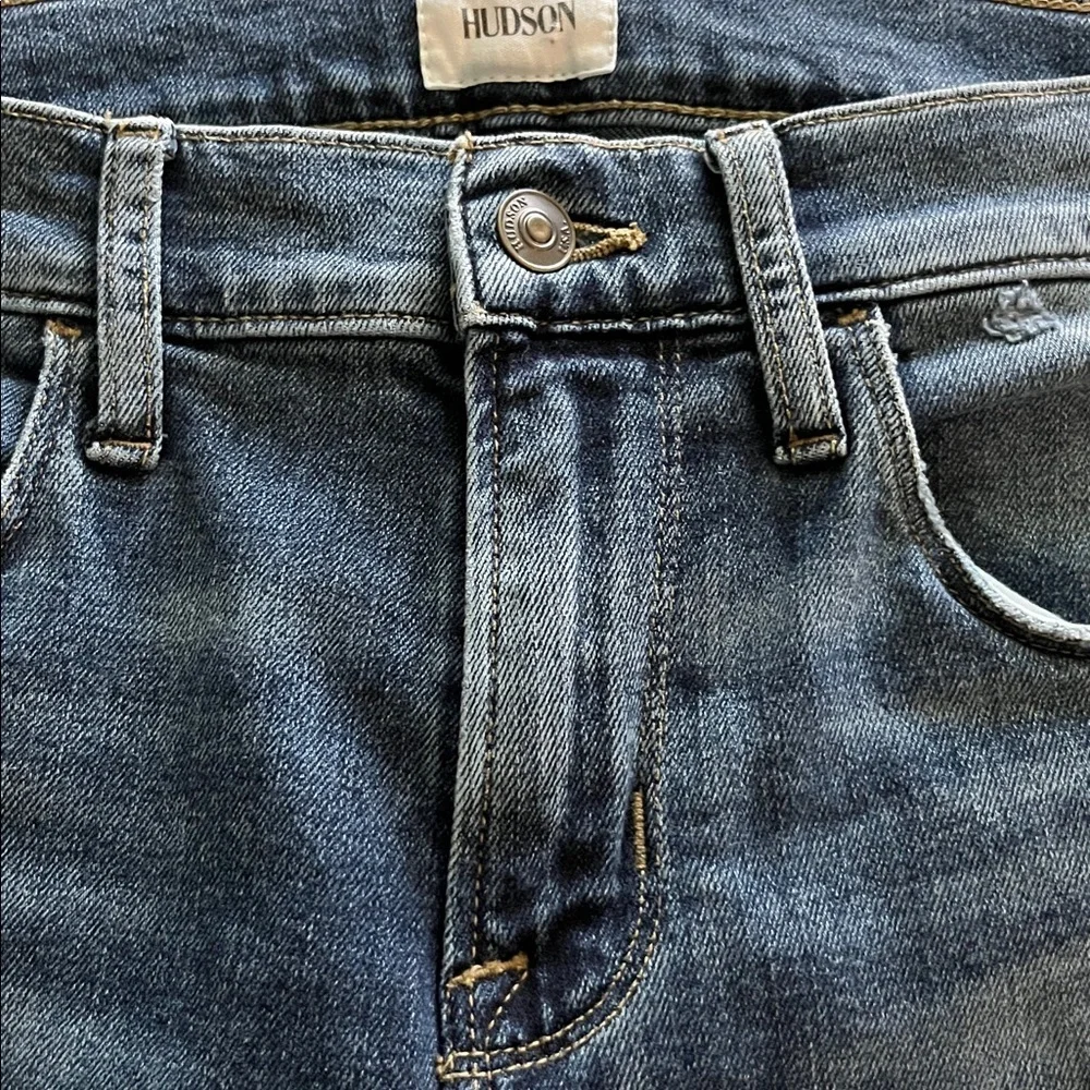 Hudson Jeans Ethan Biker Super Skinny Size 29